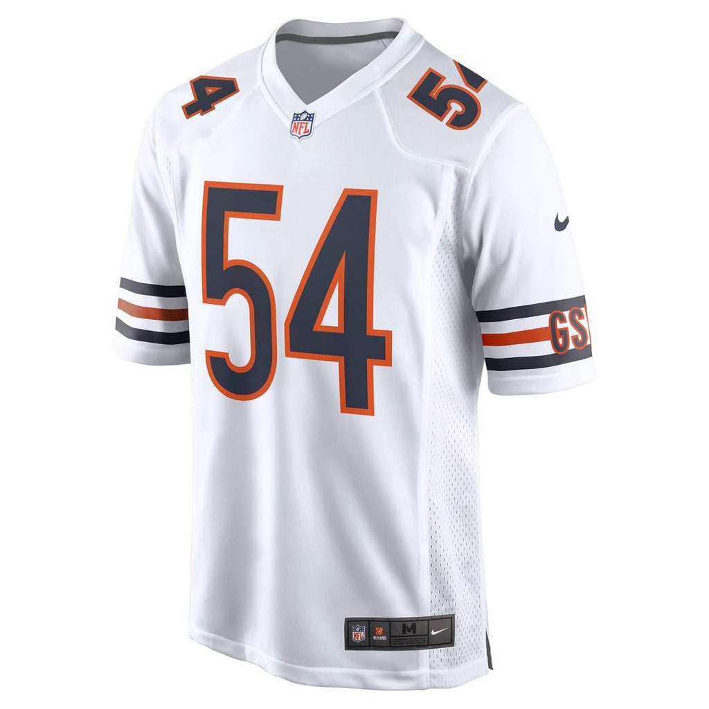 Chicago Bears Brian Urlacher White Retired Player Game Jersey product image 2, provided for visual reference and product