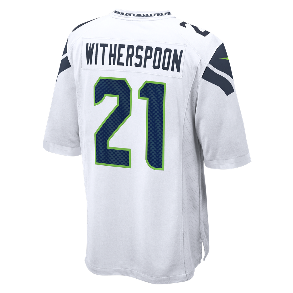 Seattle Seahawks Devon Witherspoon College Navy Game Jersey product image 15, provided for visual reference and product