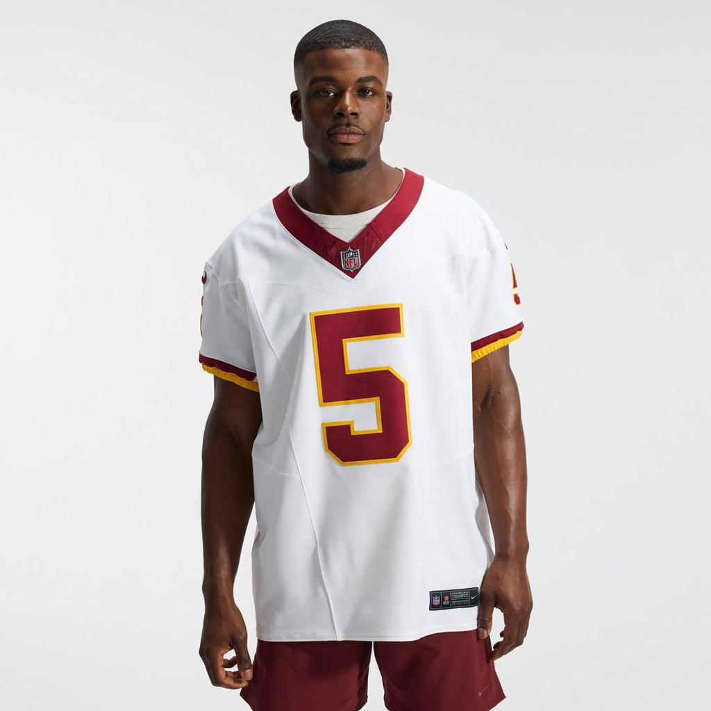 Washington Commanders Jayden Daniels White Alternate 2 Super Bowl Era Vapor F.U.S.E. Elite Jersey product image 2, provided