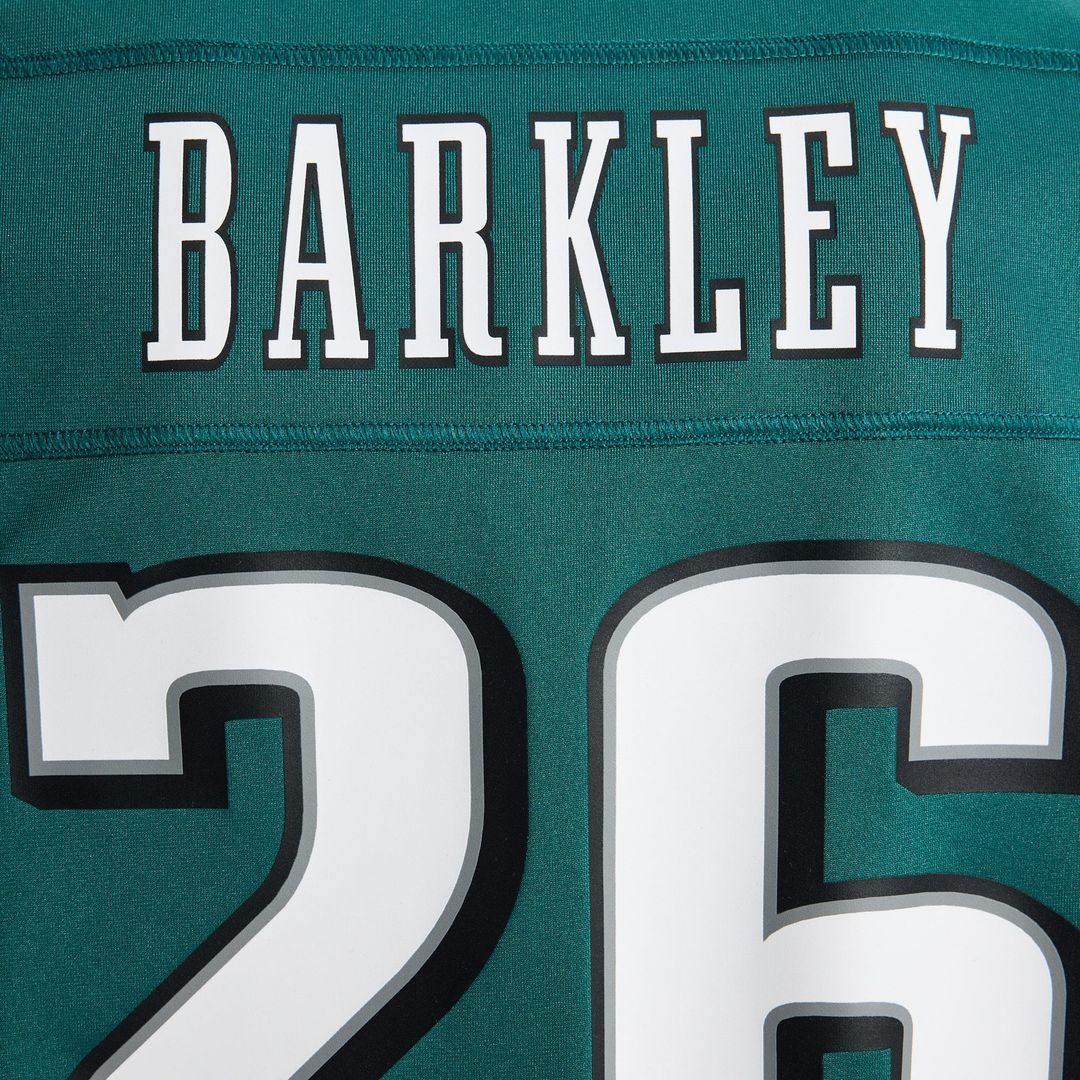 Philadelphia Eagles Saquon Barkley White Game Jersey product image 38, provided for visual reference and product detail