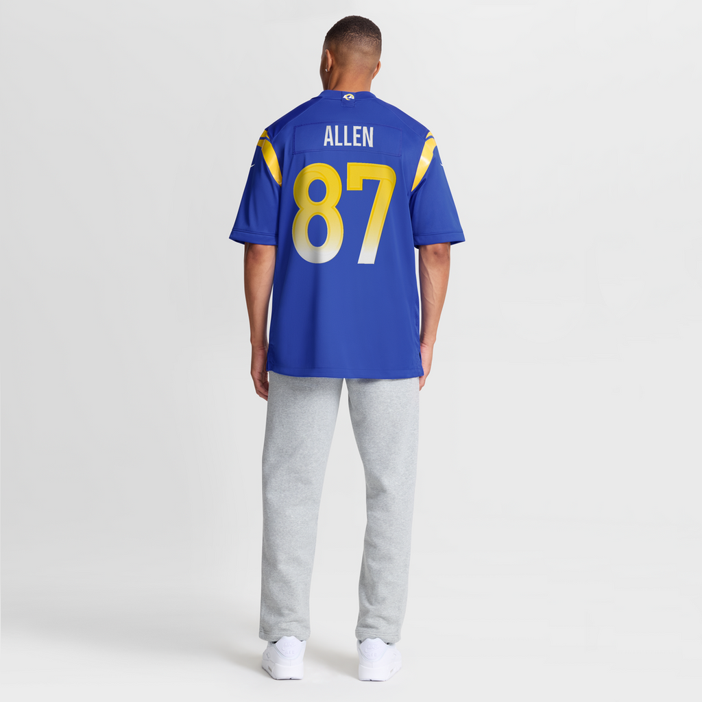 Los Angeles Rams Davis Allen Royal Home Game Jersey product image 8, provided for visual reference and product detail review