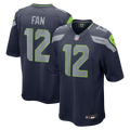 Seattle Seahawks 12s College Navy Team Game Jersey product image 1, provided for visual reference and product detail review