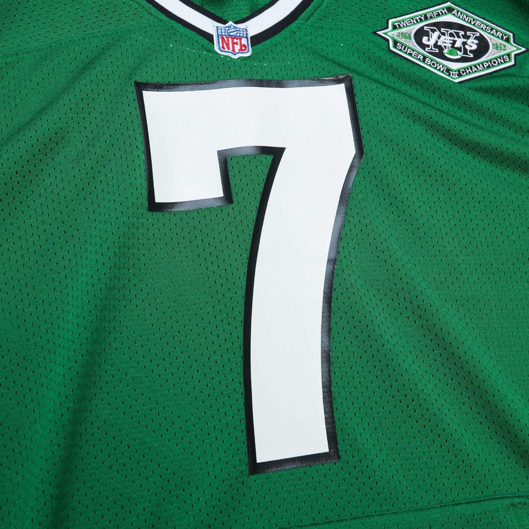 New York Jets Boomer Esiason Kelly Green 1993 Authentic Throwback Retired Player Pocket Jersey product image 4, provided for