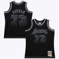 Los Angeles Lakers Dennis Rodman 1998 Contrast 2K Swingman Basketball Jersey - Black product image 1, provided for visual
