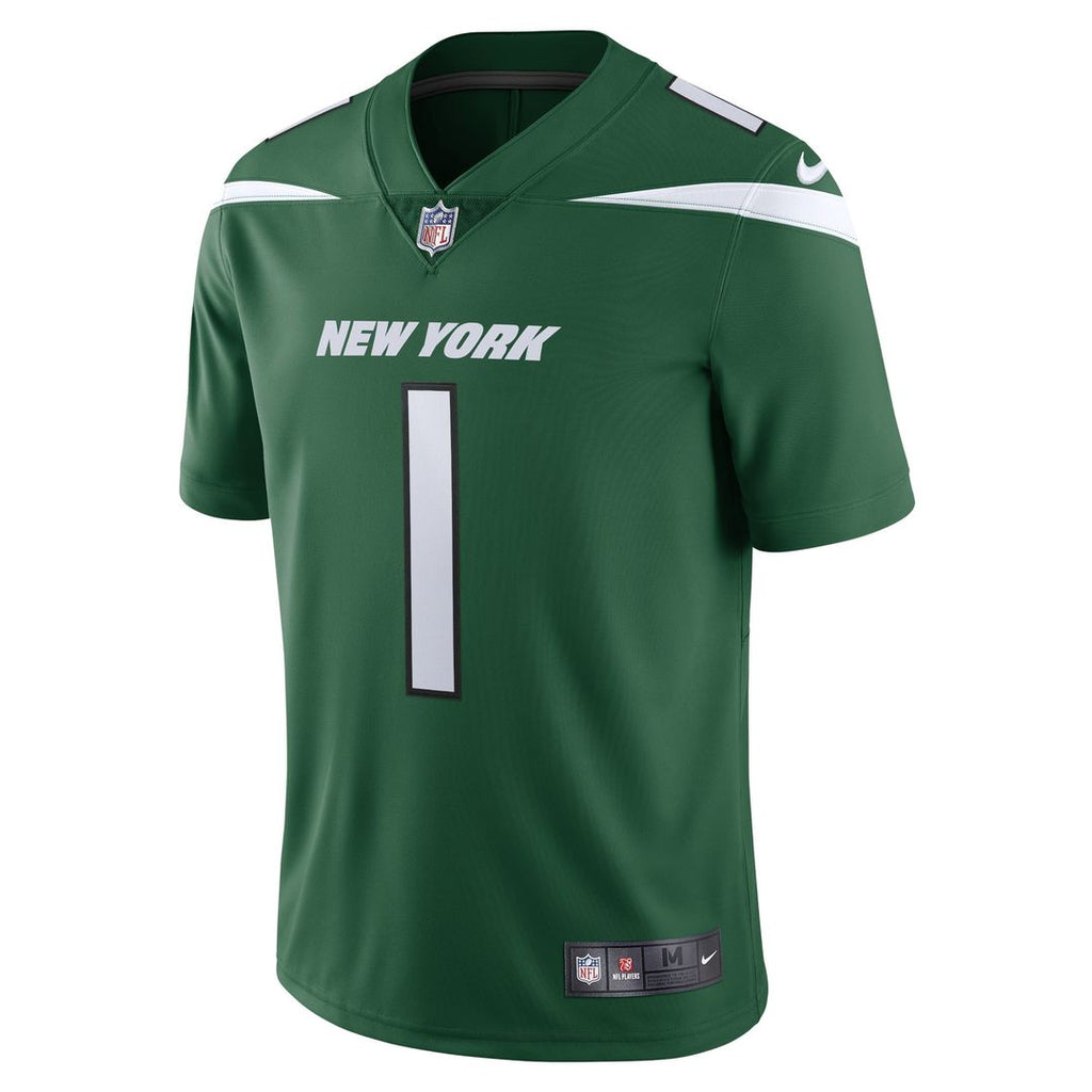 New York Jets Ahmad Sauce Gardner Green Vapor Limited Jersey product image 2, provided for visual reference and product