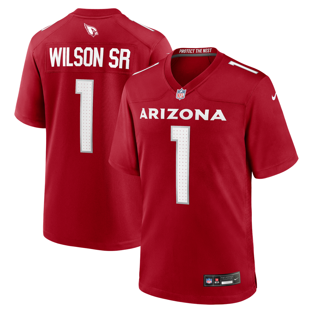 Arizona Cardinals Mack Wilson Cardinal Team Game Jersey product image 1, provided for visual reference and product detail