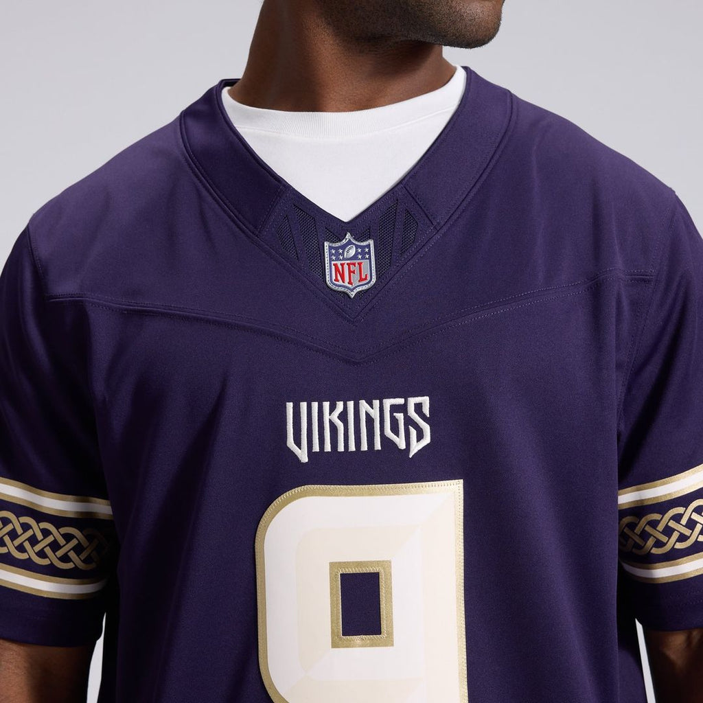 Minnesota Vikings J.J. McCarthy Purple 2026 Rivalries Collection Stitched Limited Jersey product image 8, provided for