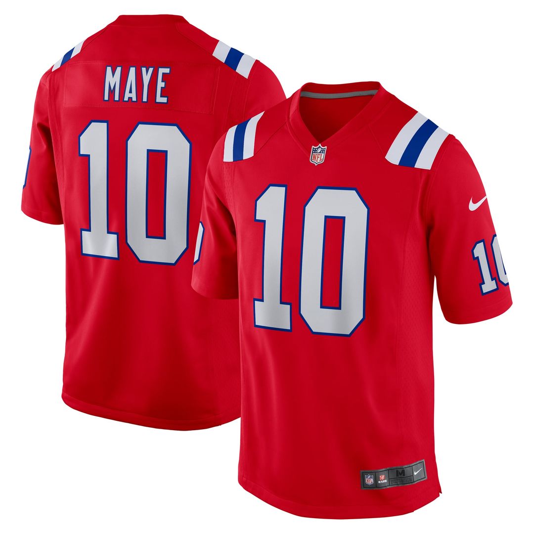 New England Patriots Drake Maye Navy Player Game Jersey product image 29, provided for visual reference and product detail