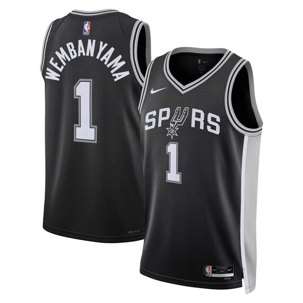 San Antonio Spurs Icon Swingman Jersey - Victor Wembanyama product image 2, provided for visual reference and product detail