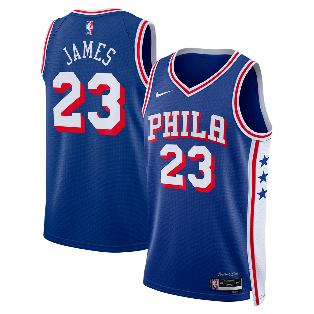 Philadelphia 76ers Nike Icon Edition Swingman Jersey product image 2