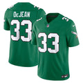Philadelphia Eagles Cooper DeJean Kelly Green Alternate Vapor F.U.S.E. Stitched Limited Jersey product image 1, provided for