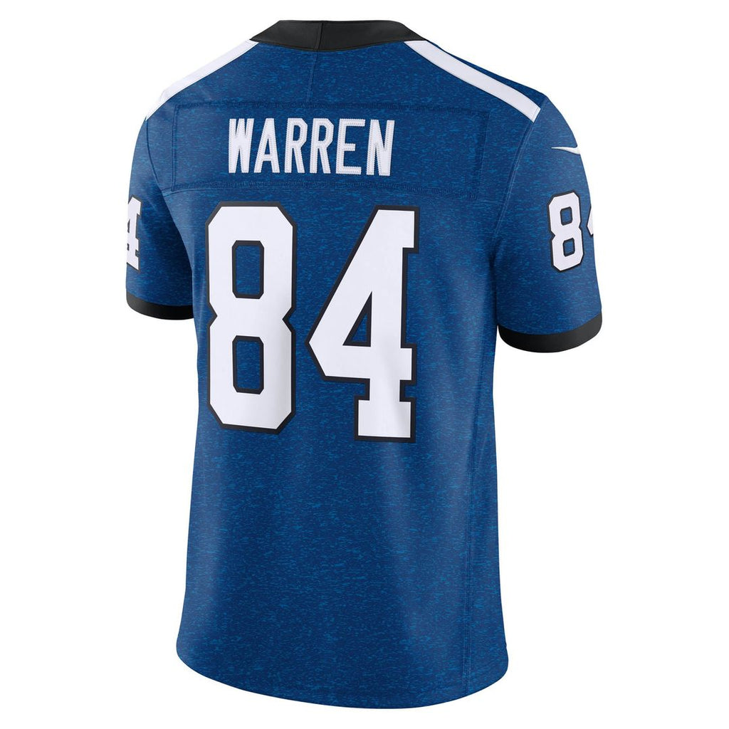 Indianapolis Colts Tyler Warren Royal Alternate Indiana Nights Vapor F.U.S.E. Stitched Limited Jersey product image 3,