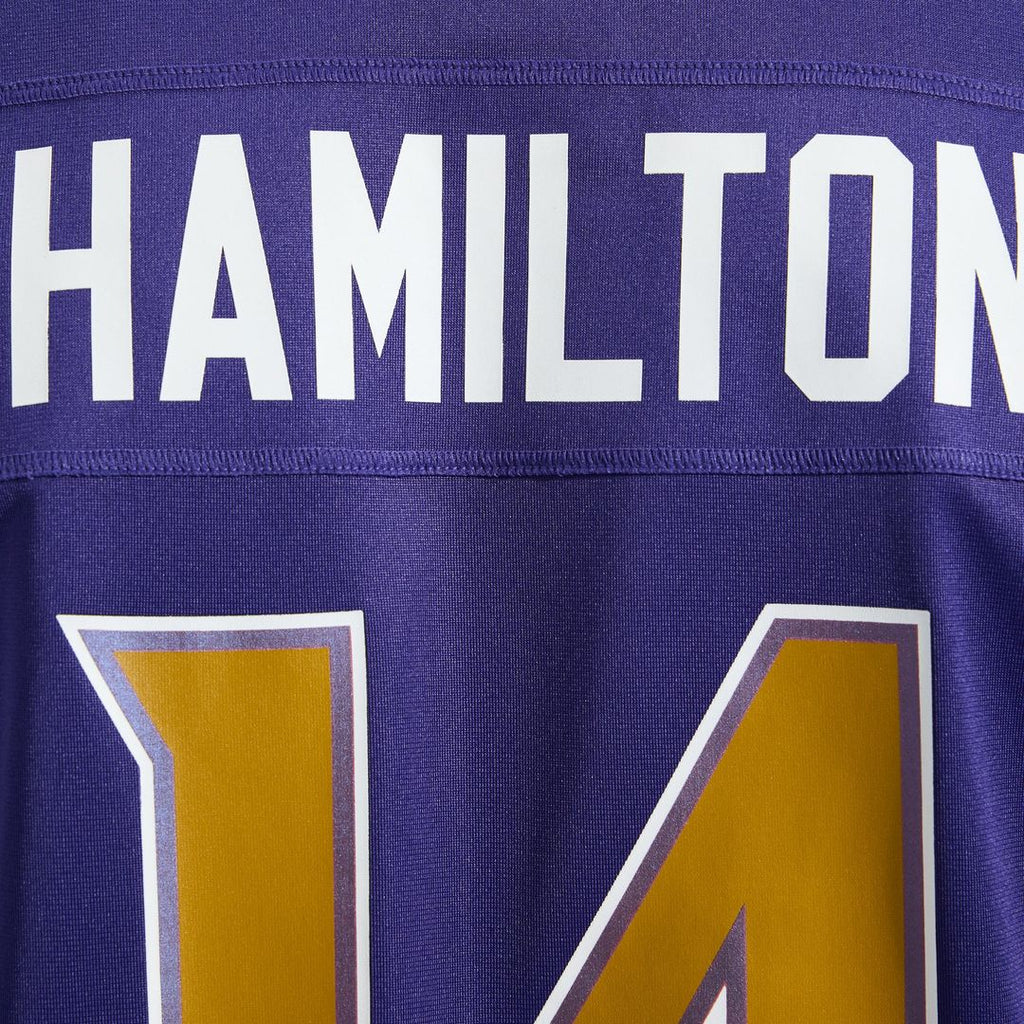 Baltimore Ravens Kyle Hamilton Black Alternate Game Jersey product image 18, provided for visual reference and product