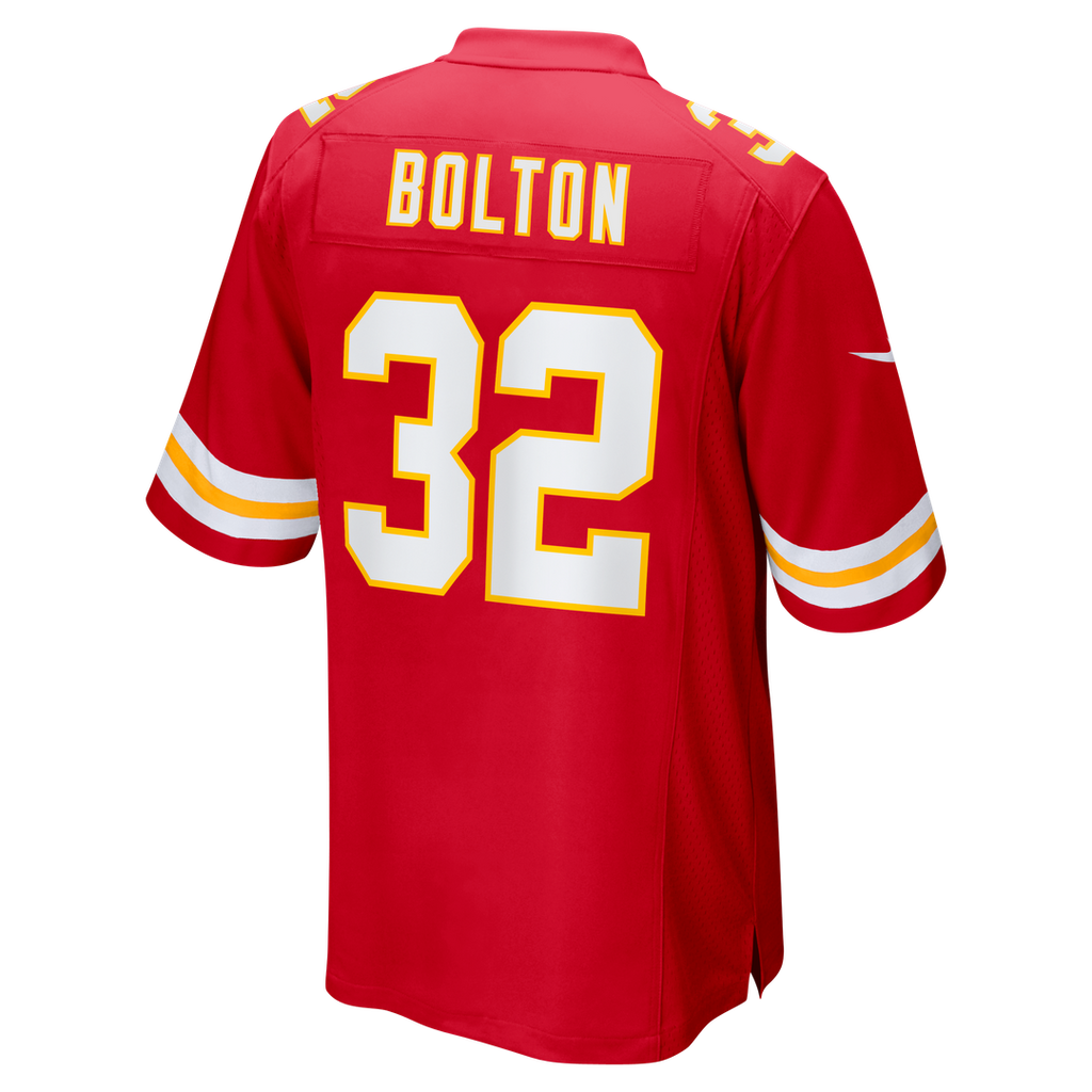 Kansas City Chiefs Nick Bolton Red Game Jersey product image 3, provided for visual reference and product detail review