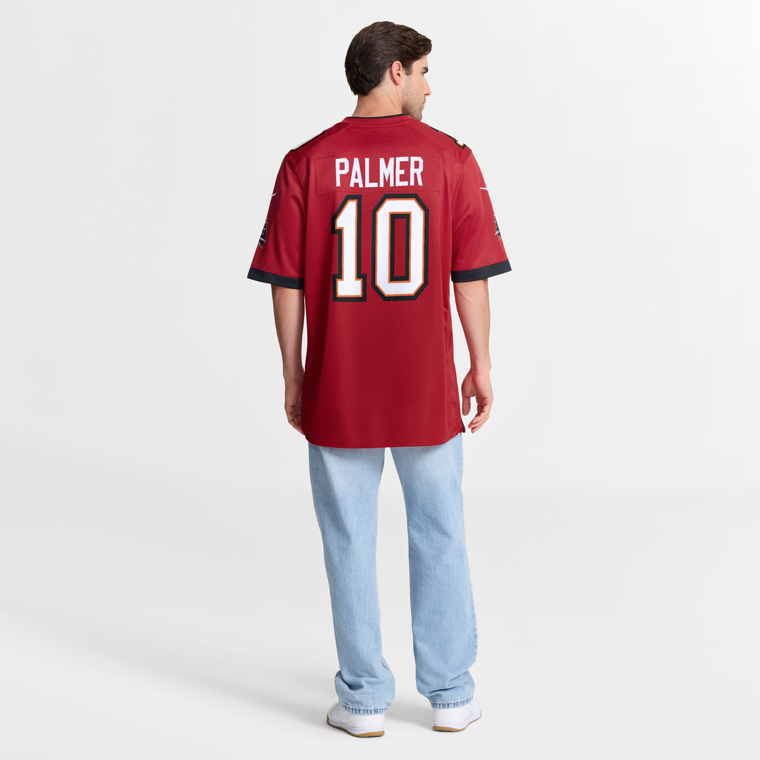 Tampa Bay Buccaneers Trey Palmer Red Game Jersey product image 8, provided for visual reference and product detail review