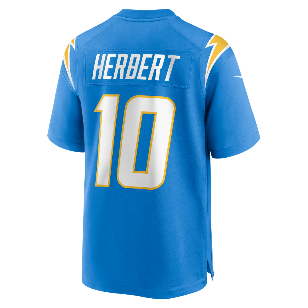 Los Angeles Chargers Justin Herbert Powder Blue Player Game Jersey product image 20, provided for visual reference and