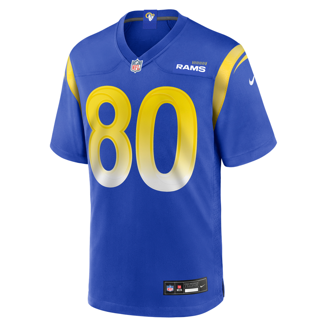 Los Angeles Rams Isaac Bruce Royal Game Retired Player Jersey product image 2, provided for visual reference and product