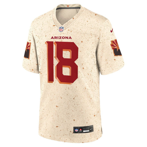 Arizona Cardinals Marvin Harrison Jr. Natural Rivalries Collection Game Jersey product image 2, provided for visual