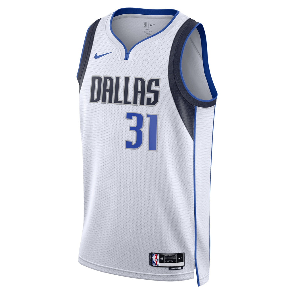 Klay Thompson Dallas Mavericks Association Edition Swingman Jersey - White - Unisex product image 3, provided for visual