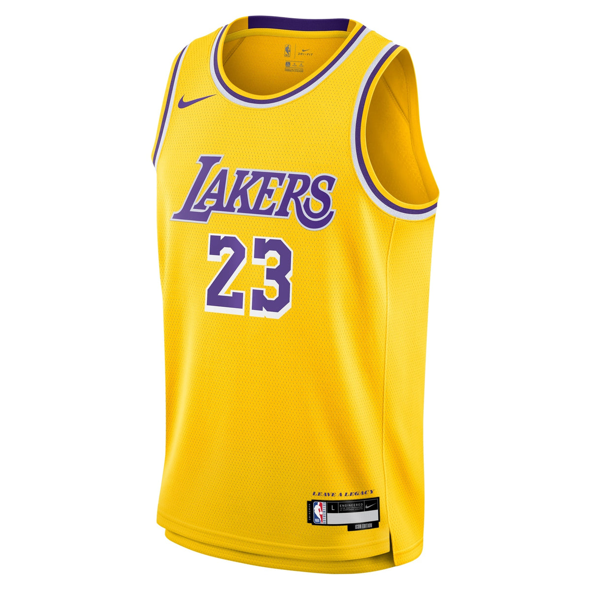 LeBron James Los Angeles Lakers Swingman Jersey - Youth product image 3, provided for visual reference and product detail