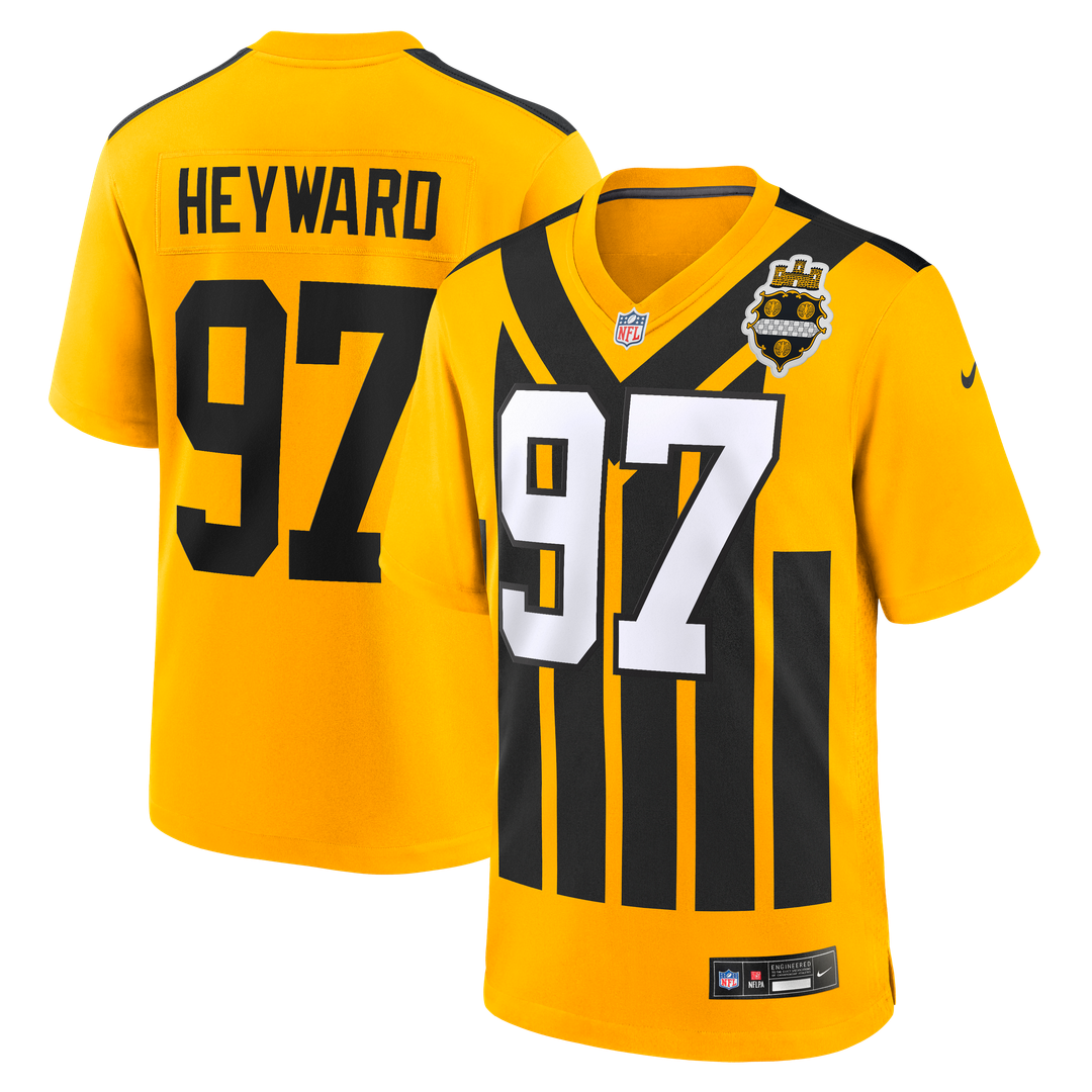 Pittsburgh Steelers Cameron Heyward Black Game Jersey product image 17, provided for visual reference and product detail