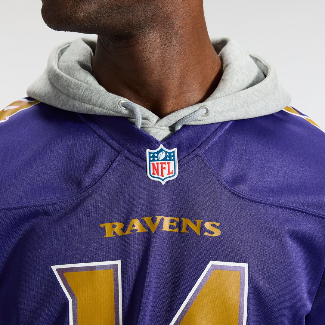 Baltimore Ravens Kyle Hamilton Purple Alternate Game Jersey product image 22, provided for visual reference and product