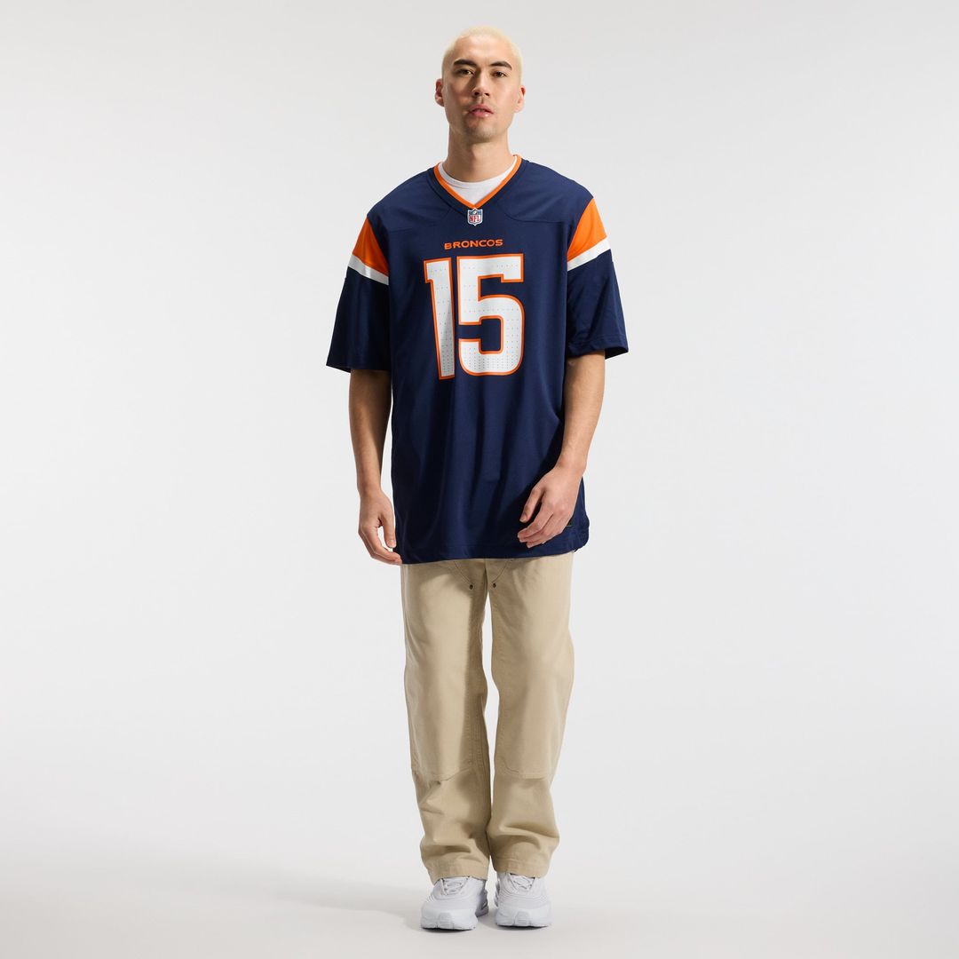Denver Broncos Nik Bonitto Orange Team Game Jersey product image 20, provided for visual reference and product detail review