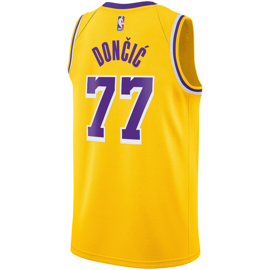 Los Angeles Lakers Nike Icon Edition Swingman Jersey - Gold product image 4