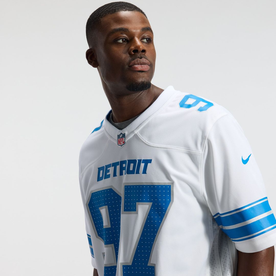 Detroit Lions Aidan Hutchinson Black 2nd Alternate Game Jersey product image 30, provided for visual reference and product