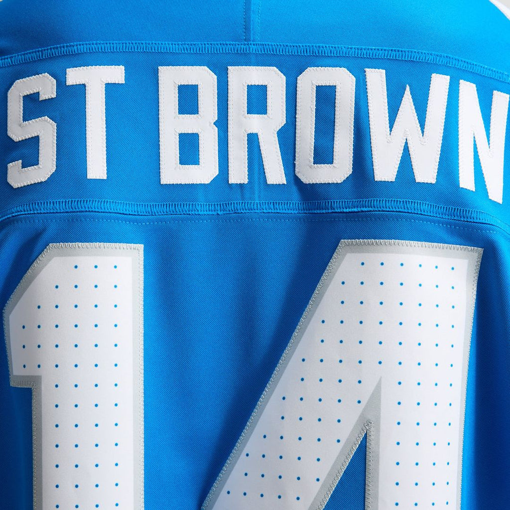 Detroit Lions Amon-Ra St. Brown Black Alternate Vapor F.U.S.E. Stitched Limited Jersey product image 17, provided for visual