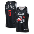 Immanuel Quickley Toronto Raptors 2025/26 City Edition Swingman Jersey - Black - Youth product image 1, provided for visual