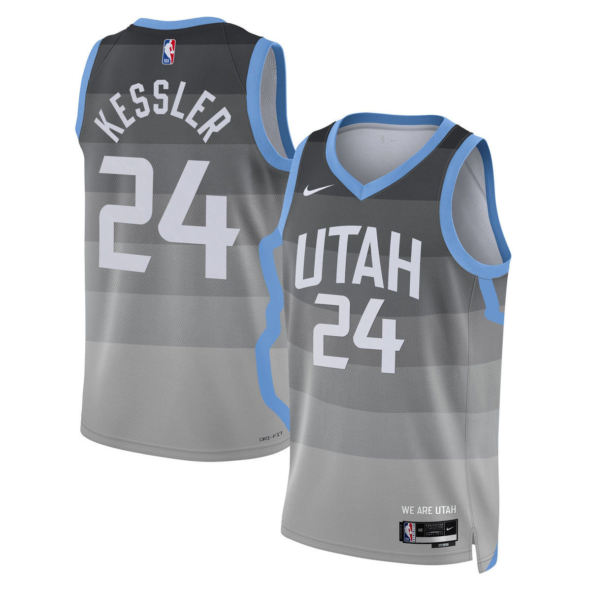 Utah Jazz Nike 2025/26 City Edition Swingman Jersey - Gray product image 1