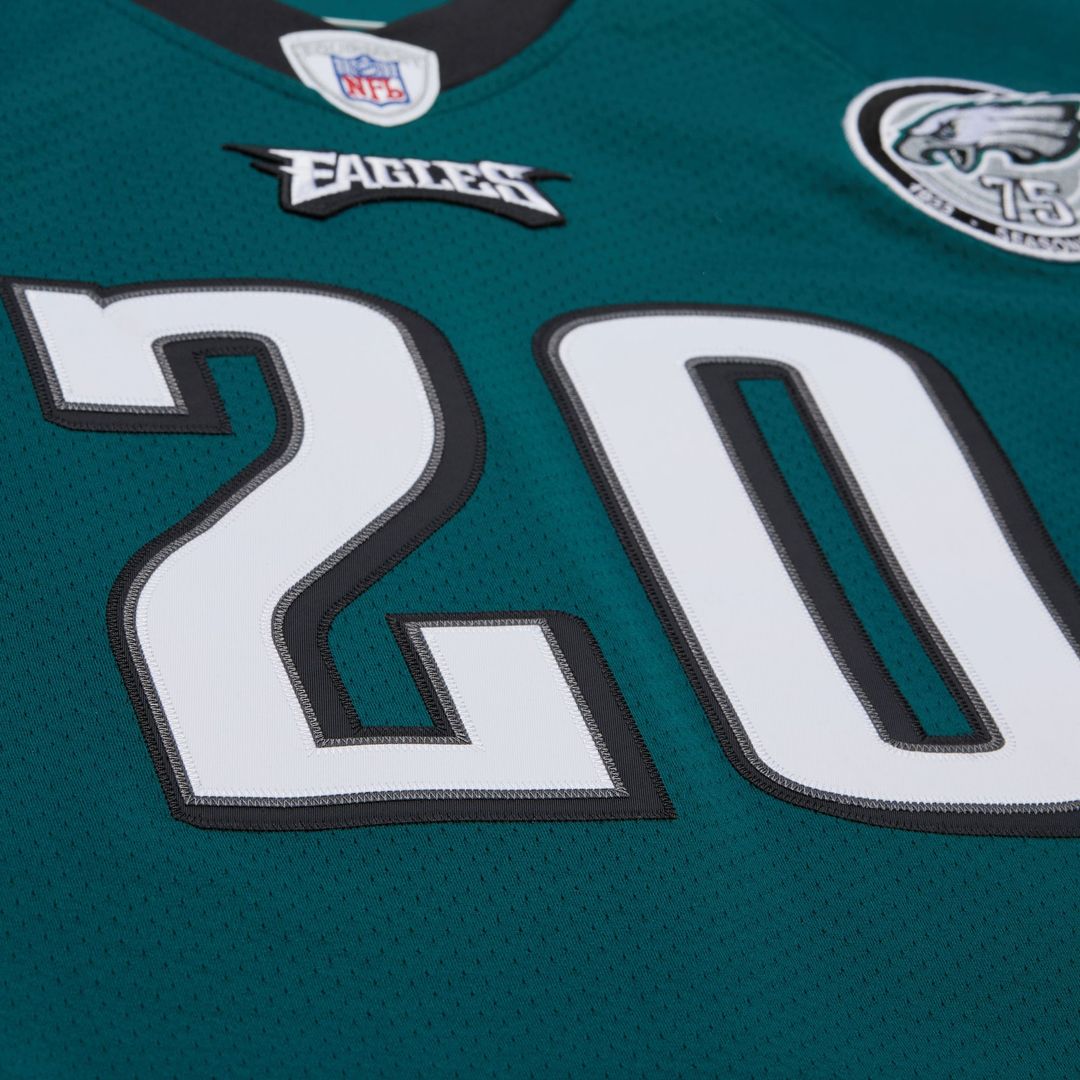 Philadelphia Eagles Brian Dawkins Green 2007 Authentic Throwback Retired Player Jersey product image 4, provided for visual