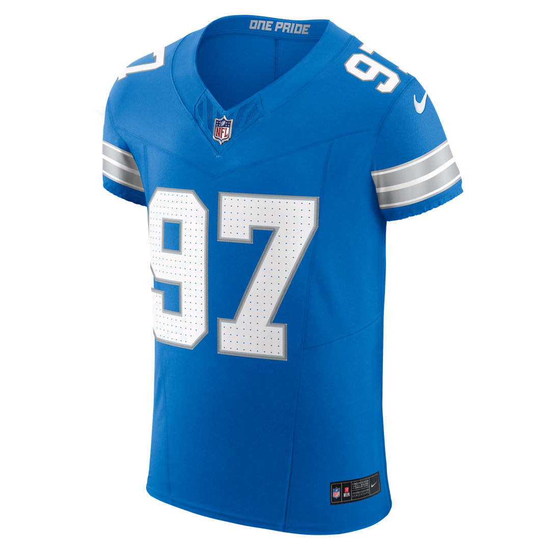 Detroit Lions Aidan Hutchinson Black Alternate Vapor F.U.S.E. Elite Jersey product image 26, provided for visual reference