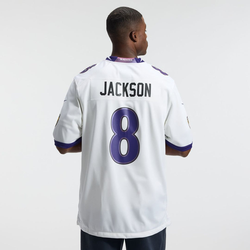 Baltimore Ravens Lamar Jackson Black Alternate Game Jersey product image 12, provided for visual reference and product
