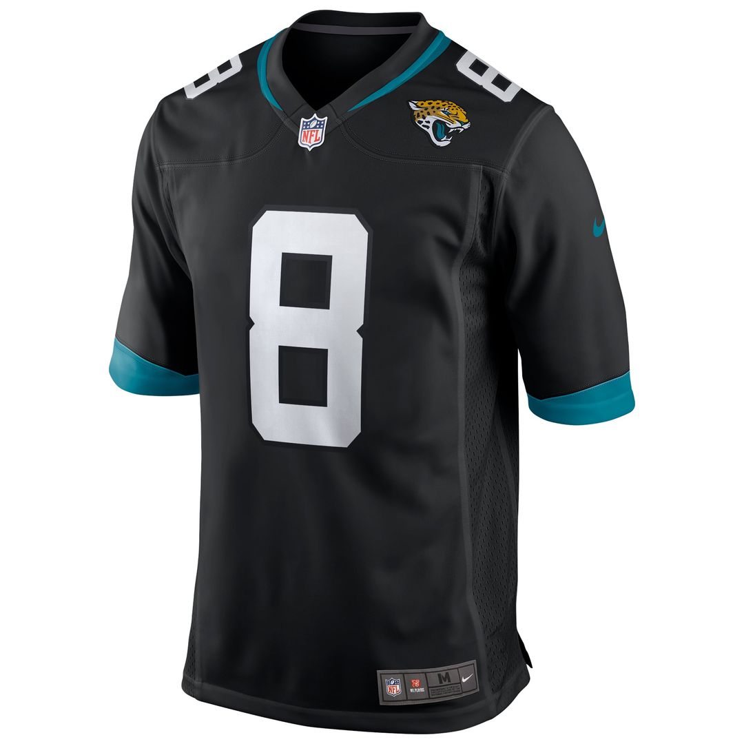 Jacksonville Jaguars Mark Brunell Black Retired Player Alternate Game Jersey product image 2, provided for visual reference