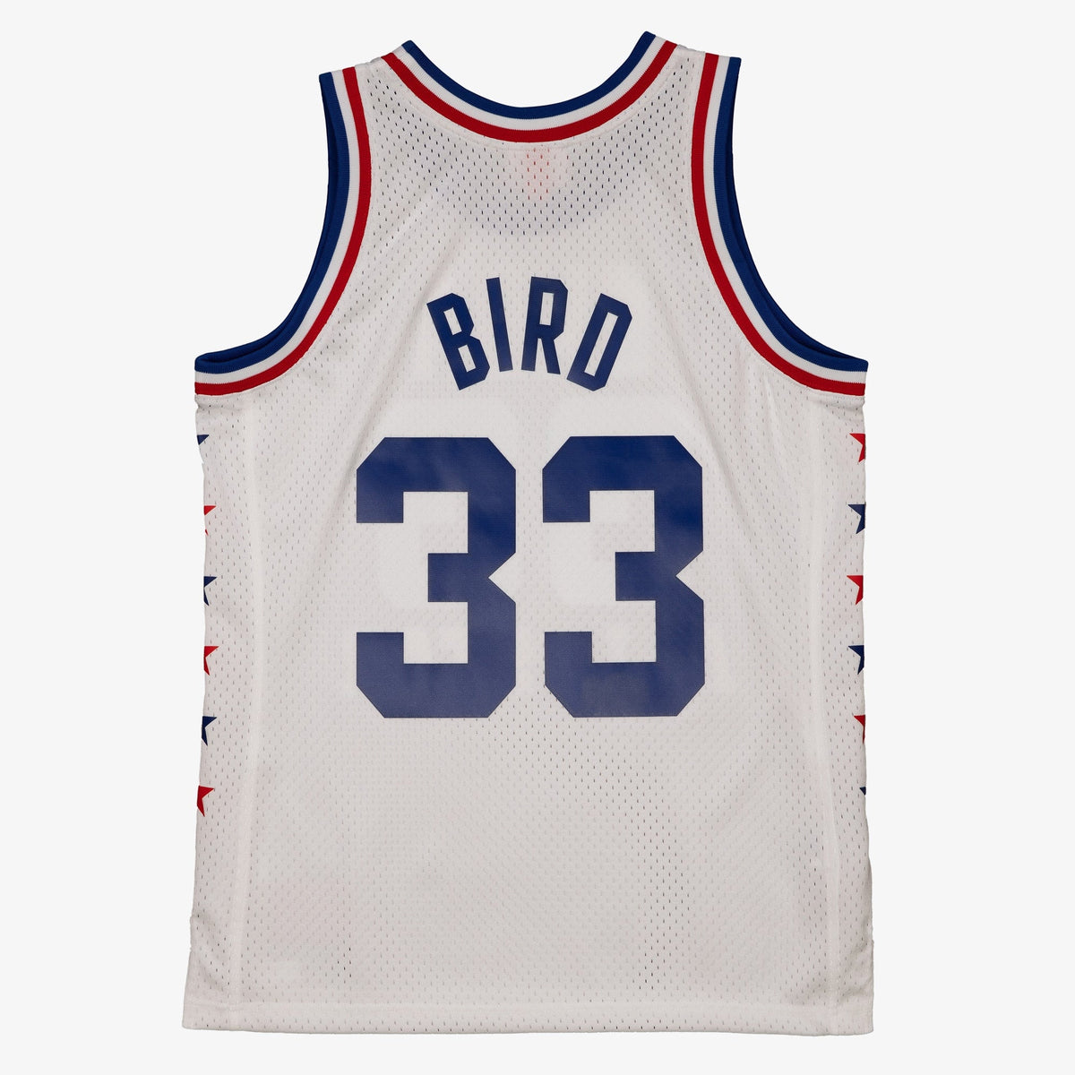 Larry Bird Boston Celtics 1985 All-Star Authentic Swingman Jersey - White product image 4, provided for visual reference and
