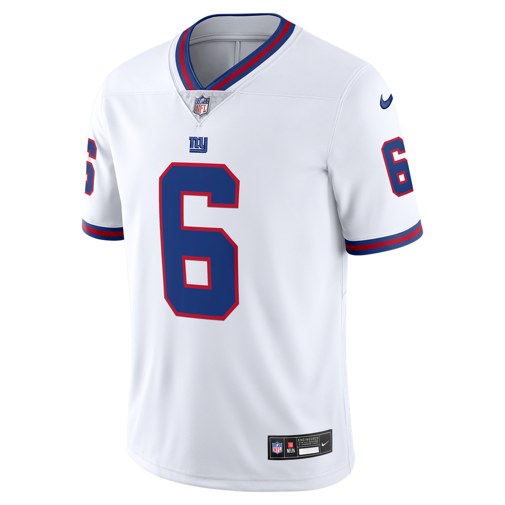 New York Giants Jaxson Dart White Vintage White Vapor Untouchable Stitched Limited Jersey product image 5, provided for