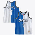 Anfernee Hardaway Orlando Magic 1994 Split Swingman Jersey - Blue/White product image 1, provided for visual reference and