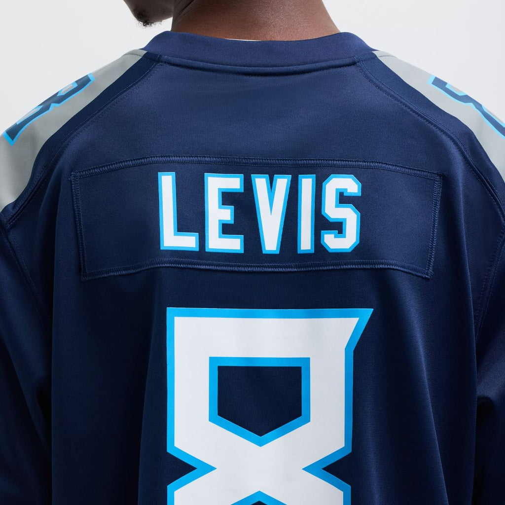 Tennessee Titans Will Levis Navy Game Jersey product image 8, provided for visual reference and product detail review