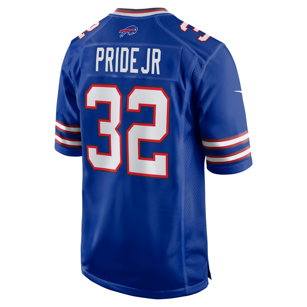 Buffalo Bills Toriano Pride Jr. Royal Team Game Jersey product image 5, provided for visual reference and product detail