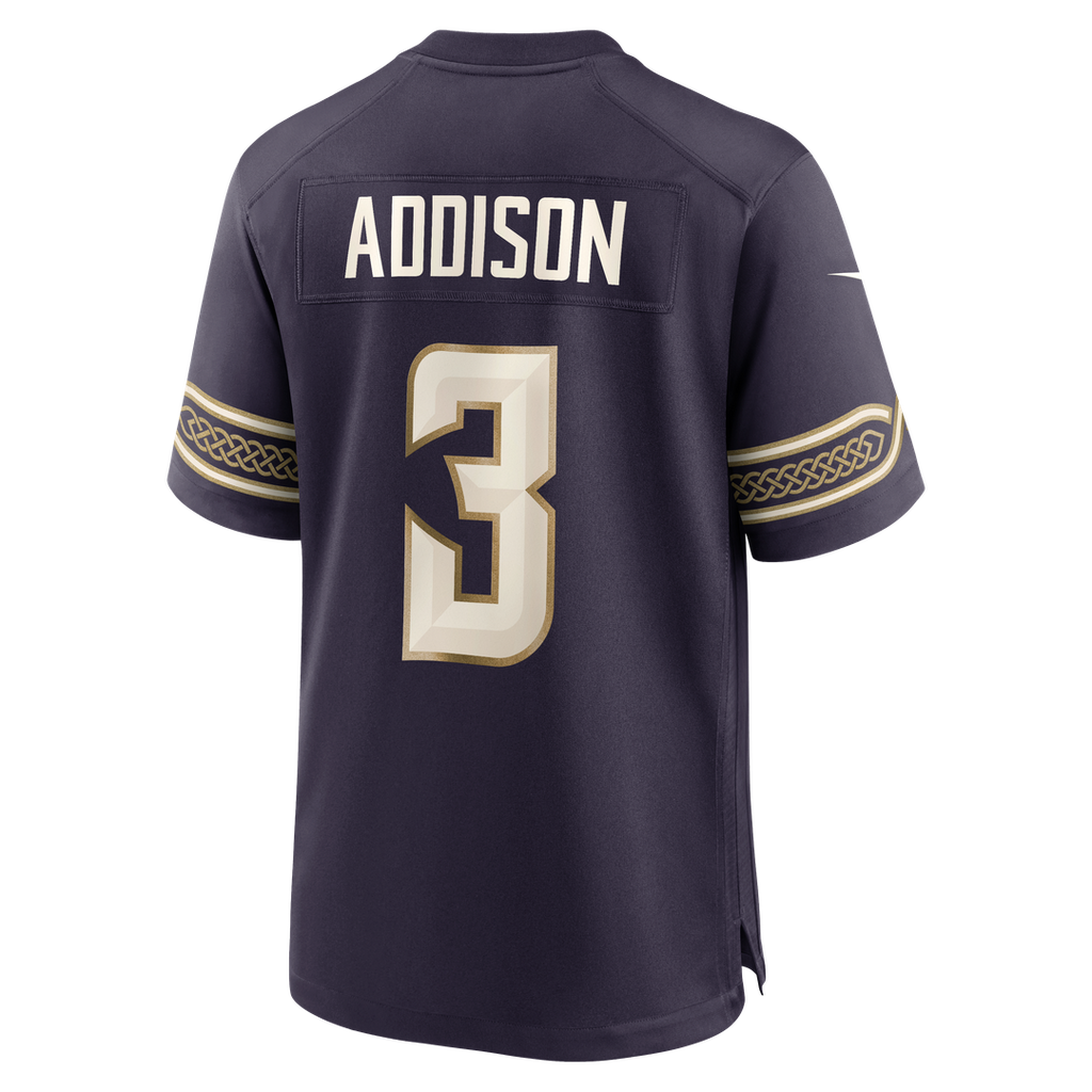 Minnesota Vikings Addison Purple 2026 Rivalries Collection Game Jersey product image 3, provided for visual reference and