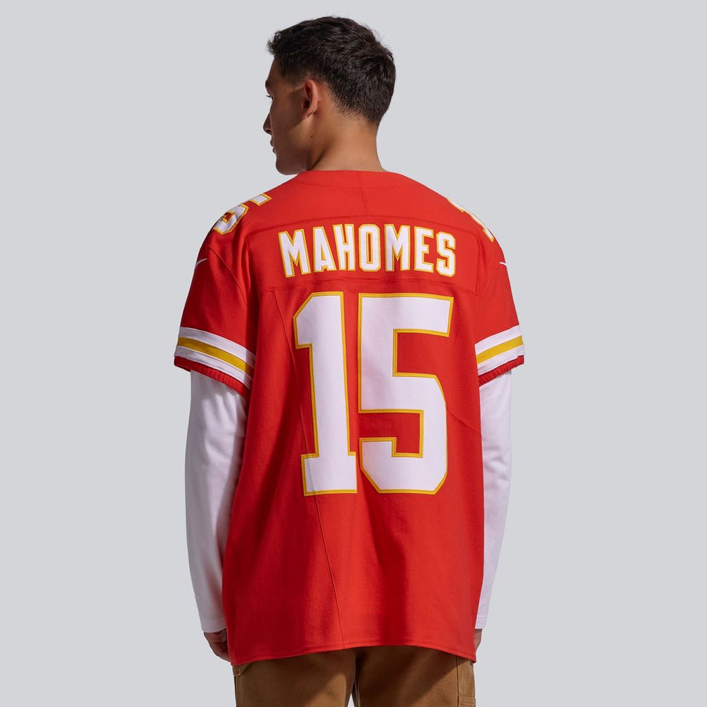 Kansas City Chiefs Patrick Mahomes Red Team Vapor F.U.S.E. Elite Jersey product image 3, provided for visual reference and