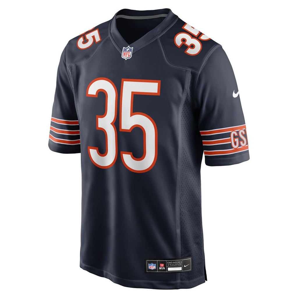 Chicago Bears Deion Hankins Navy Team Game Jersey product image 2, provided for visual reference and product detail review