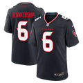 Houston Texans Reed Blankenship Navy Team Game Jersey product image 1, provided for visual reference and product detail