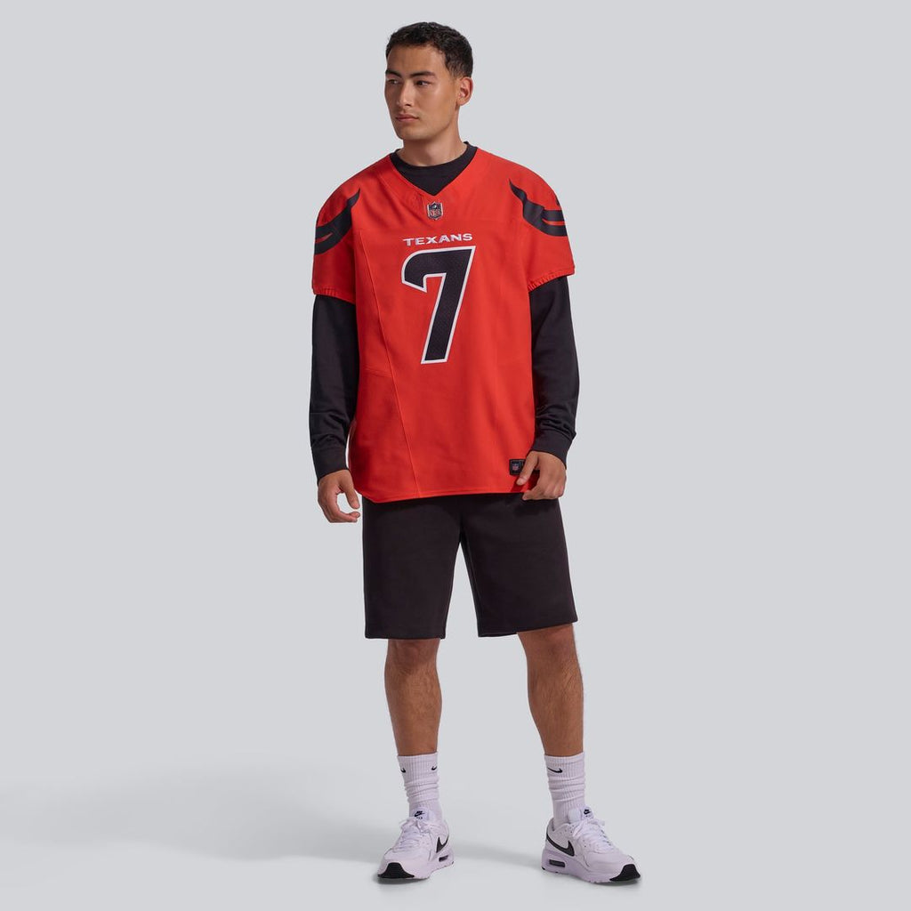 Houston Texans C.J. Stroud Red Alternate Vapor F.U.S.E. Elite Jersey product image 4, provided for visual reference and
