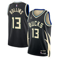 Milwaukee Bucks Brand Statement Edition Swingman Basketball Jersey - Hunter Green - Ryan Rollins - Unisex product image 1,