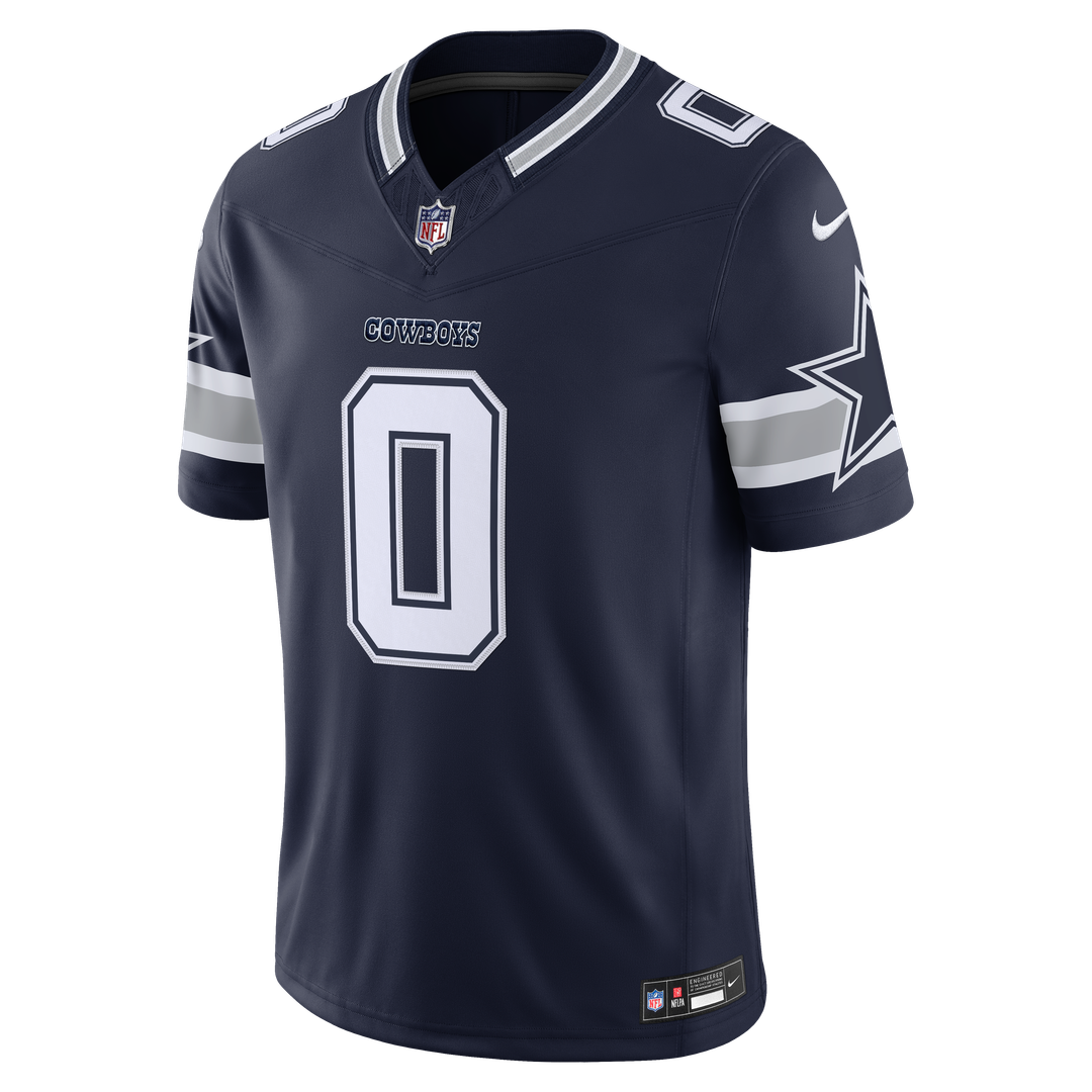 Dallas Cowboys DeMarvion Overshown Navy Team Vapor F.U.S.E. Stitched Limited Jersey product image 2, provided for visual