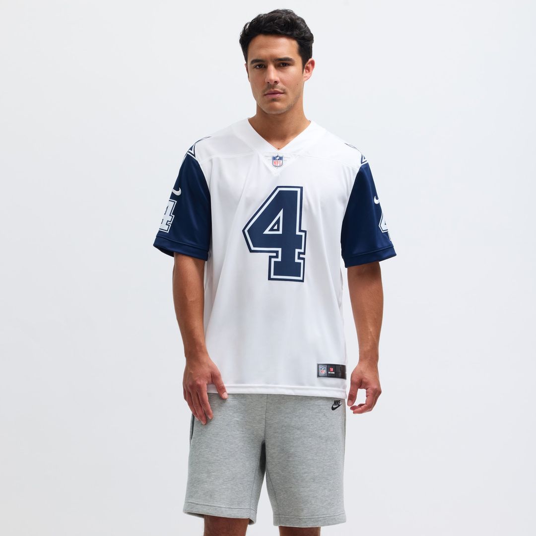 Dallas Cowboys Dak Prescott Navy Vapor Limited Player Jersey product image 10, provided for visual reference and product