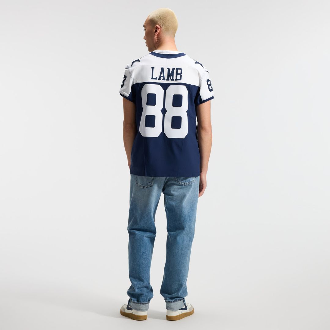 Dallas Cowboys CeeDee Lamb Navy Alternate Vapor F.U.S.E. Elite Jersey product image 5, provided for visual reference and